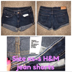 H&M jean shorts